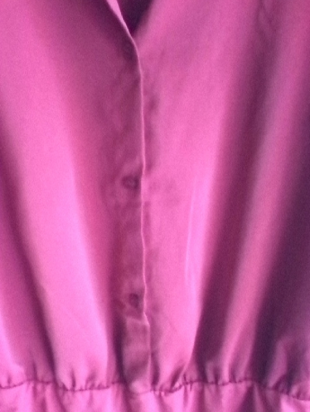 Button-Front Blouse in Deep Raspberry - Picture 4 of 7